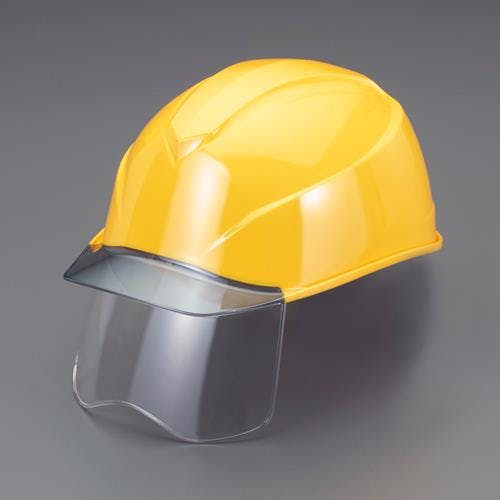 谷沢製作所(タニザワ) ヘルメット(エアライトS/シールドレンズ付/黄) ヘルメット 4550061672693 EA998BB-42(CDC)【別送品】