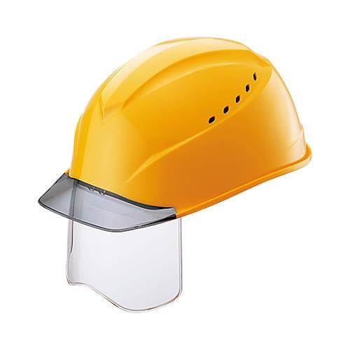 谷沢製作所(タニザワ) ヘルメット(エアライトS/シールド・通気孔付/黄) ヘルメット 4550061997109 EA998BB-47(CDC)【別送品】