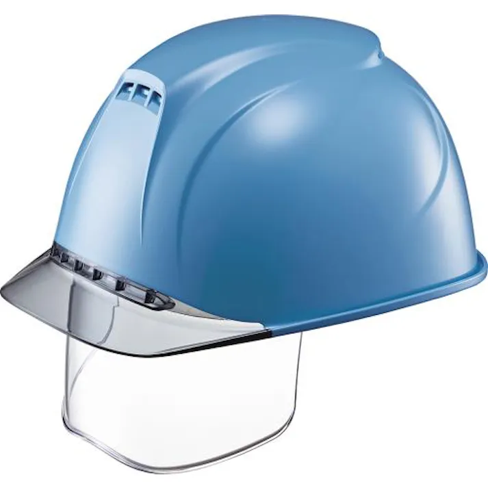 谷沢製作所(タニザワ) ヘルメット(通気孔/ワイドシールドレンズ付/青) EA998BB-7 4550061996065【別送品】