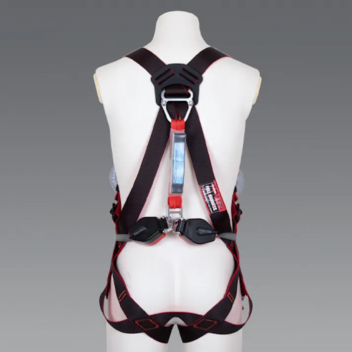 藤井電工 墜落制止用器具(フルハーネス/巻取式ツインランヤード付) 墜落制止用器具・ハーネス 4550061667712 EA998FF-14(CDC)【別送品】