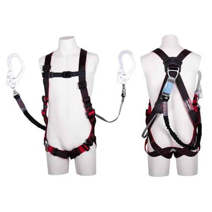 藤井電工 墜落制止用器具(フルハーネス/巻取式ツインランヤード付) EA998FF-15 4550061978276【別送品】