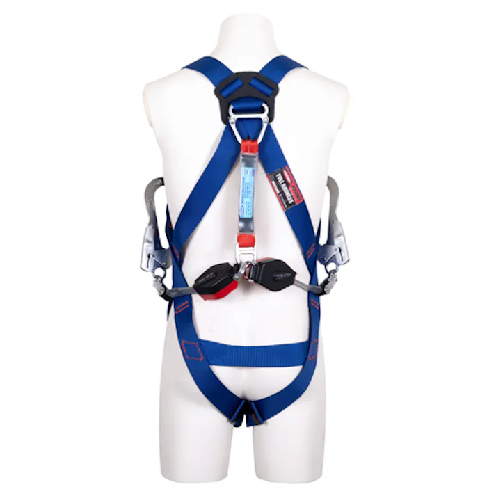 藤井電工 墜落制止用器具(フルハーネス/巻取式ツインランヤード付) EA998FF-34 4550061667699【別送品】