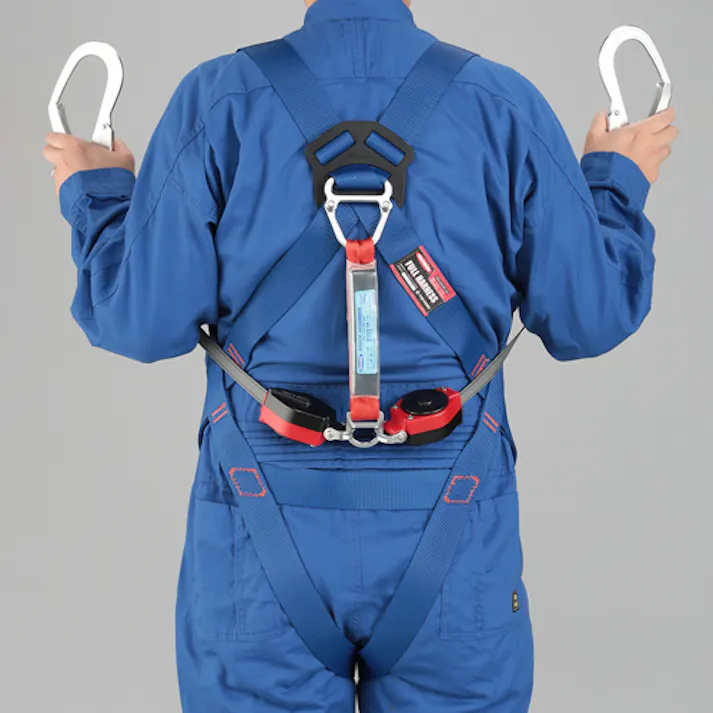 藤井電工 墜落制止用器具(フルハーネス/巻取式ツインランヤード付) EA998FF-34 4550061667699【別送品】