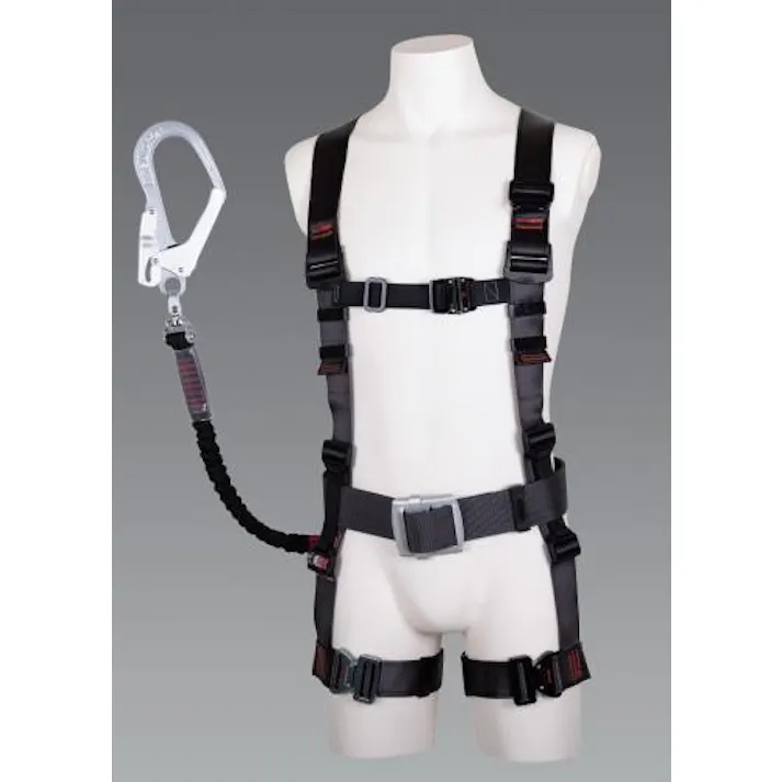 藤井電工 墜落制止用器具(フルハーネス/伸縮式ランヤード付) EA998FF-43 4550061411124【別送品】