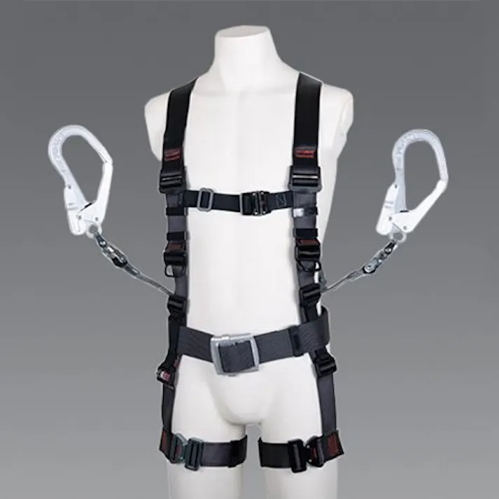 藤井電工 墜落制止用器具(フルハーネス/巻取式ツインランヤード付) 墜落制止用器具・ハーネス 4550061667675 EA998FF-55(CDC)【別送品】