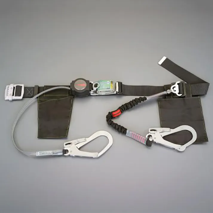 藤井電工 墜落制止用器具(胴ベルト/伸縮+巻取式2丁掛け 墜落制止用器具・ハーネス 4550061978252 EA998FR-181(CDC)【別送品】