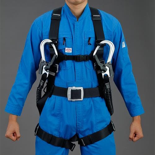 谷沢製作所(タニザワ) 墜落制止用器具(フルハーネス/伸縮式ツインランヤード付) EA998GA-7 4550061579183【別送品】