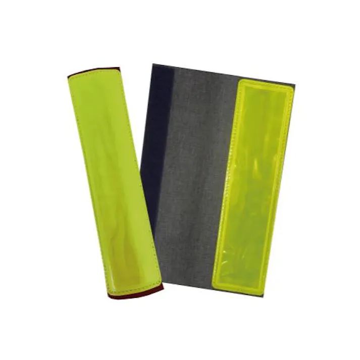 ESCO 200x130mm フルハーネス用反射ベルト(黄/2枚) 墜落制止用器具・ハーネス 4550061400111 EA998MA-1(CDC)【別送品】