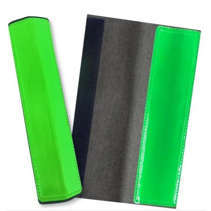 ESCO 200x130mm フルハーネス用反射ベルト(緑/2枚) 墜落制止用器具・ハーネス 4550061400142 EA998MA-4(CDC)【別送品】