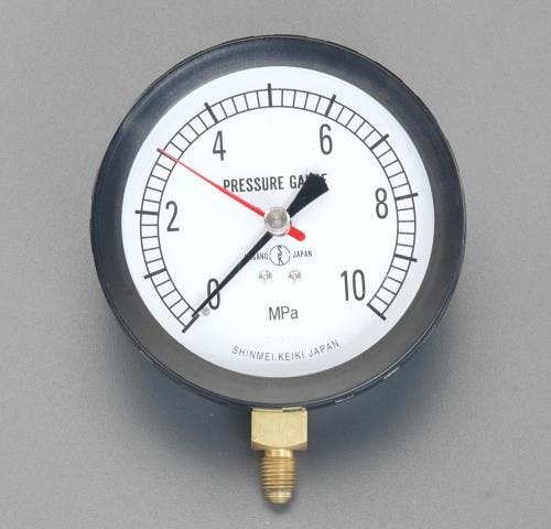 ロテックス(ROTEX) 圧力計(指示針式) 0～ 7MPa EA105A-12 4518340807860【別送品】