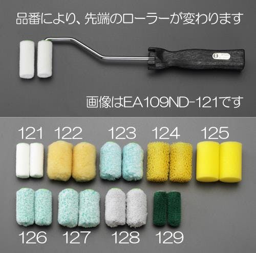 ローラー刷毛セット(ローラー2個) 50.8mm(12mm) EA109ND-128 4548745910933【別送品】
