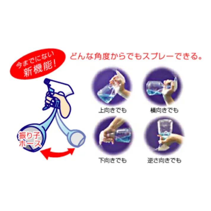 スプレーボトル(PET樹脂) 1000ml EA115MH-111 4550061642825【別送品】