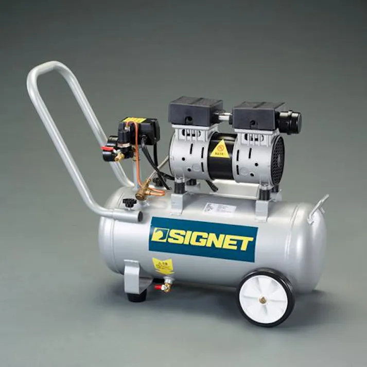SIGNET(シグネット) エアーコンプレッサー(タンク30L) AC100V/0.75kw/50.60Hz EA116SK 4550061433041【別送品】