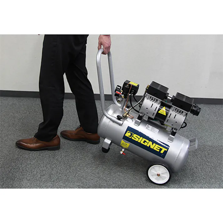 SIGNET(シグネット) エアーコンプレッサー(タンク30L) AC100V/0.75kw/50.60Hz EA116SK 4550061433041【別送品】