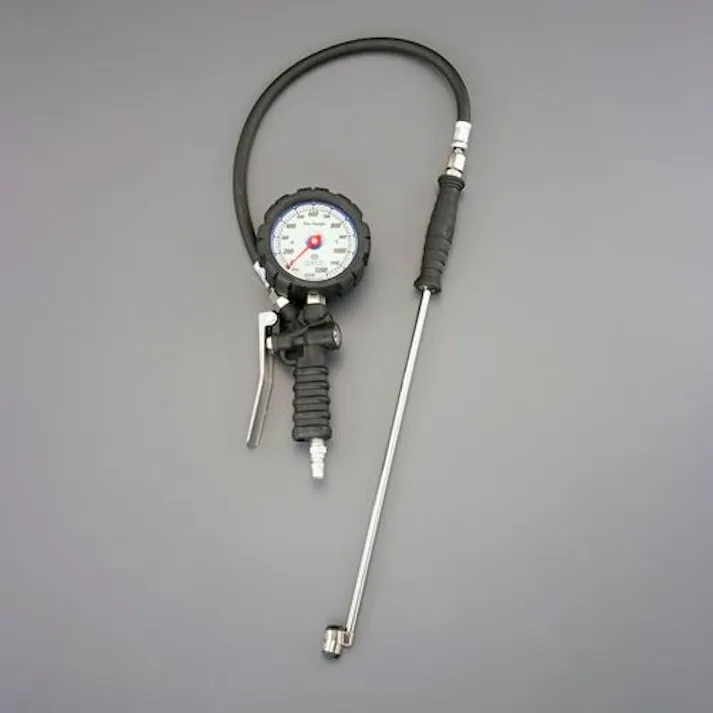 旭産業 タイヤゲージ&チャック(ISOホイール用) 120-1200kPa EA123CH-16 4550061509654【別送品】