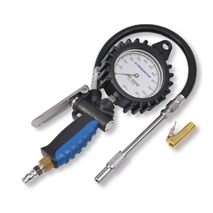 タイヤチャック&ゲージ(ストレートチャック) 50-600kpa EA123CJ-1A 4548745251456【別送品】