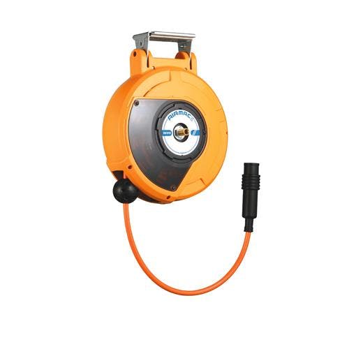 ハタヤリミテッド(HATAYA) エアーホースリール(自動巻取/ブレーキ付) 6.5mmx10m EA124BK-31 4550061941140【別送品】