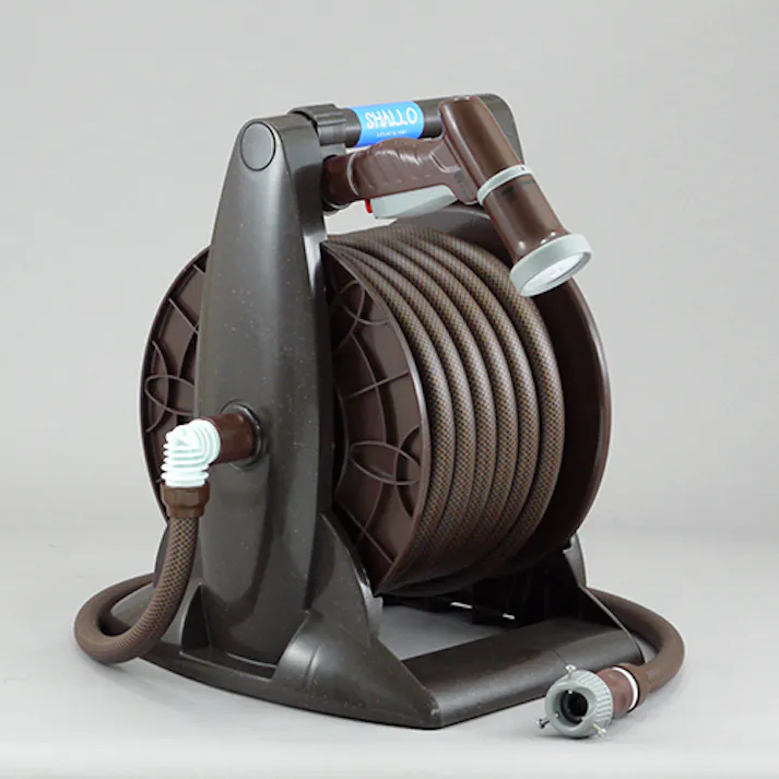 三洋化成 ホースリール(シャワー付) 15/20mmx20m EA124KC-12 4550061474082【別送品】