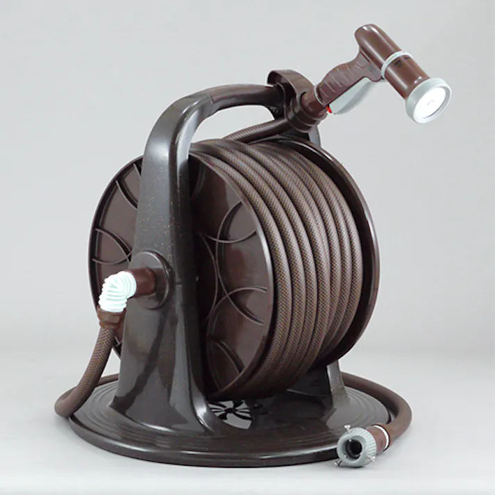 三洋化成 ホースリール(シャワー付) 15/20mmx30m EA124KC-13 4550061474105【別送品】