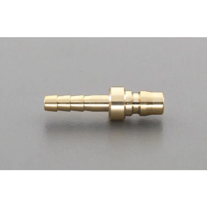 ESCO 8.0mm タケノコ型プラグ(中圧用/真鍮) エアーホース用カプラー 4548745757910 EA140AK-2(CDC)【別送品】