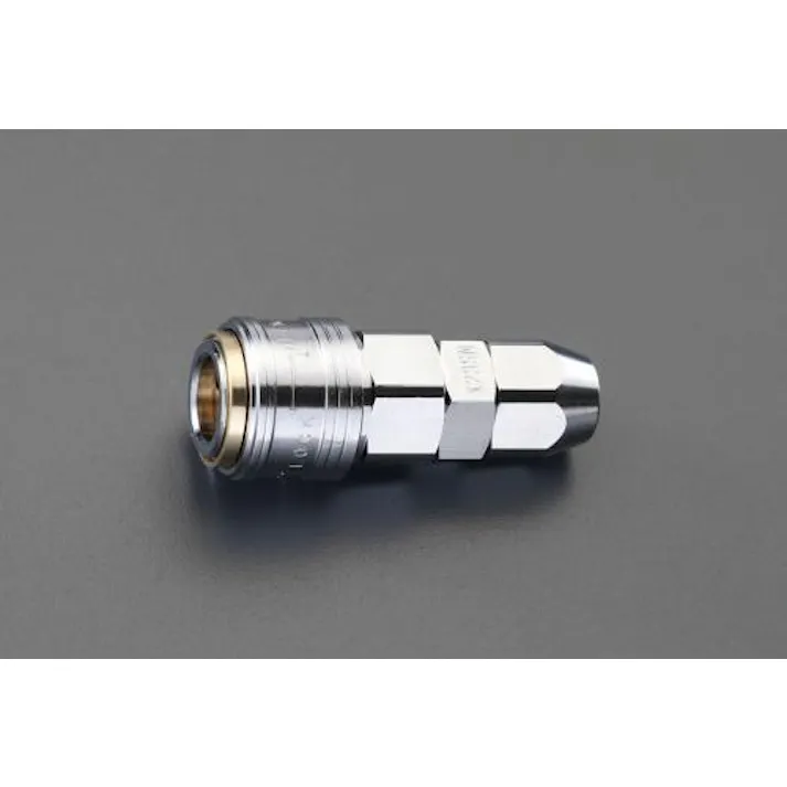 ESCO 6.5mm カップリング(ウレタン・ワンプッシュ・ロック機構) エアーホース用カプラー 4548745172676 EA140EF-6.5R(CDC)【別送品】