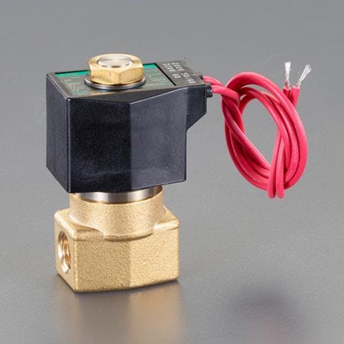 ada 電磁弁 パレングラス他 ESCO AC200V・Rc1/8”(1.50mm) 2方向電磁弁 エアー配管用バルブ