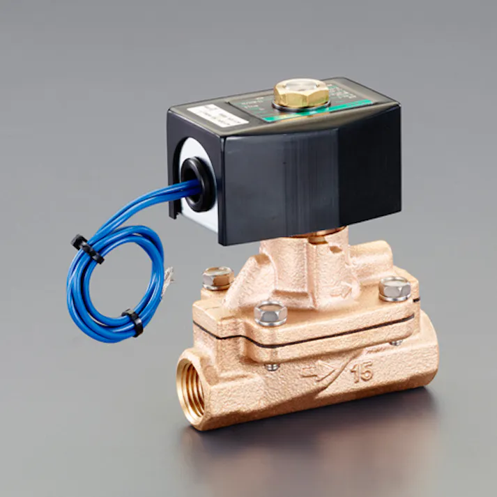 2方向電磁弁(パイロット式) AC100V・Rc3/8” EA153HB-13 4550061507834【別送品】