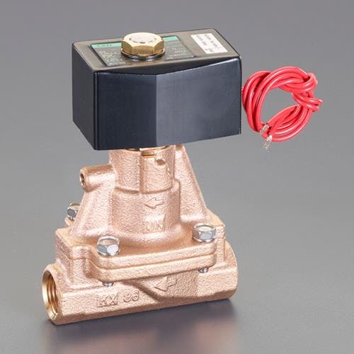 2方向電磁弁(パイロット式) AC200V・Rc3/8” EA153HB-34 4550061509623【別送品】