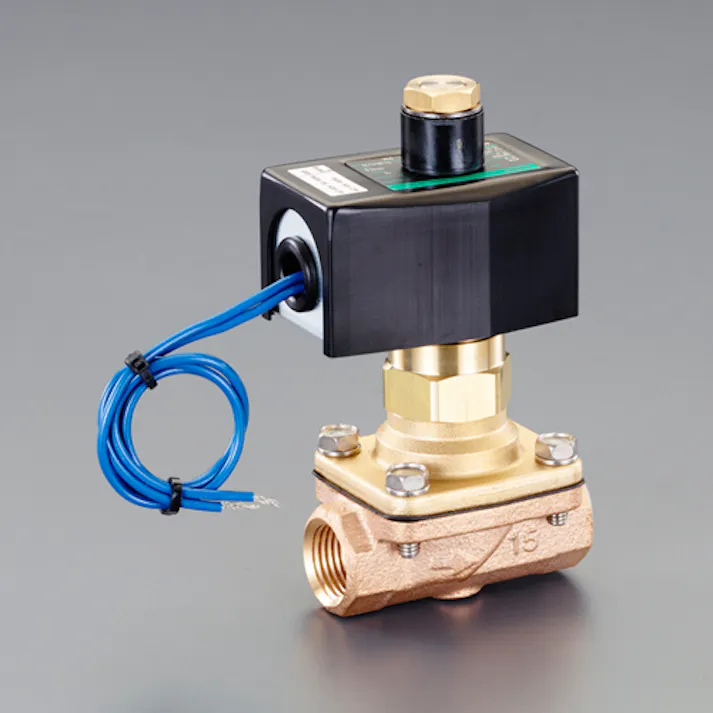 2方向電磁弁(パイロットキック式) AC100V・Rc1/4” EA153HC-1 4550061510667【別送品】