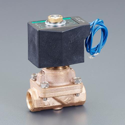 2方向電磁弁(パイロットキック式) AC100V・Rc3/4” EA153HC-7 4550061511664【別送品】