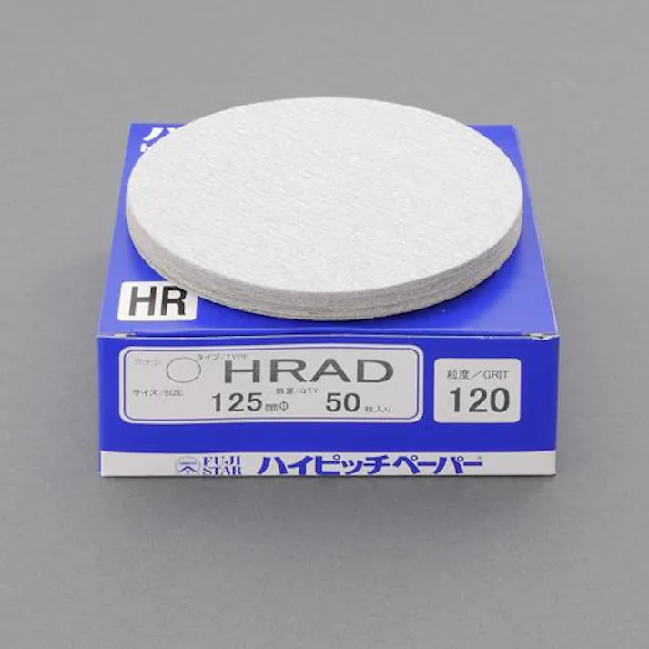 三共理化学(FUJISTAR)ディスクペーパー(マジック式/50枚) #240/125mm EA162LC-240 4550061631539【別送品】