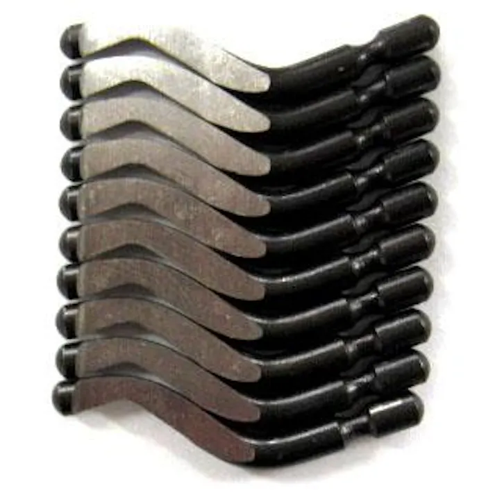 ノガ・ウォーターズ(NOGA) 2.6mm軸 スクレーパー替刃(10本) 面取り工具 4518340740952 EA207RL-40(CDC)【別送品】
