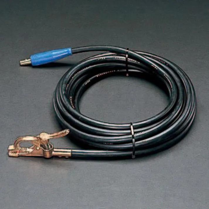 ESCO 200A/ 5m 溶接機アースセット 溶接機用ケーブル&クリップ 4550061747322 EA315AG-5(CDC)【別送品】