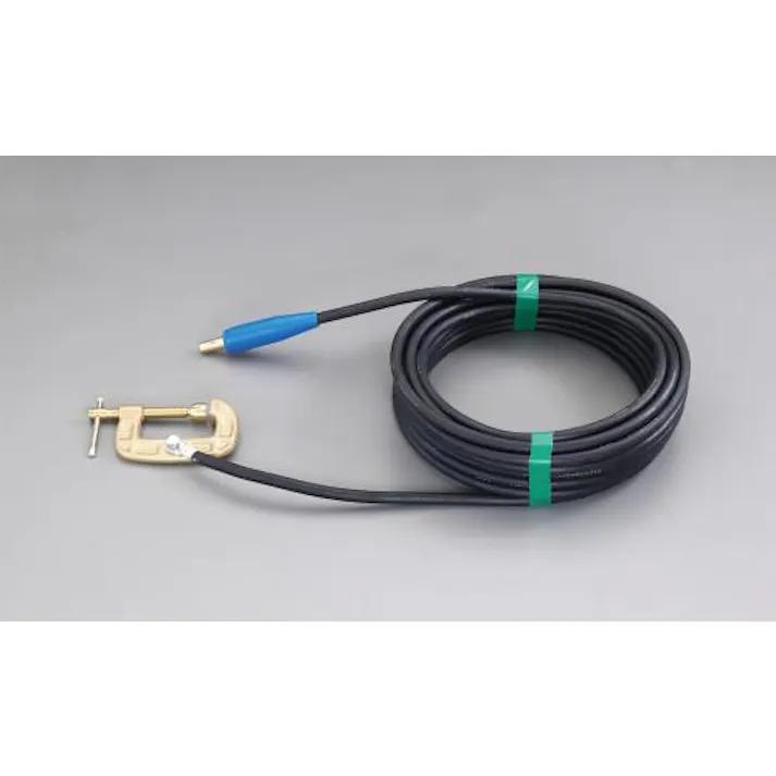 ESCO 300A/15m 溶接機アースセット 溶接機用ケーブル&クリップ 4548745771374 EA315AH-115(CDC)【別送品】
