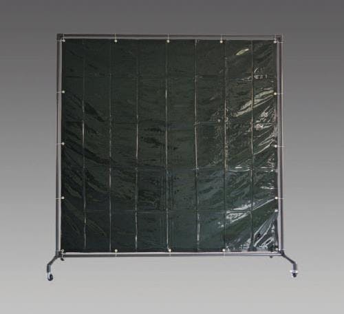 溶接作業フェンスセット(ダークグリーン) 2000x2150mm EA334BF-20G 4548745482225【別送品】