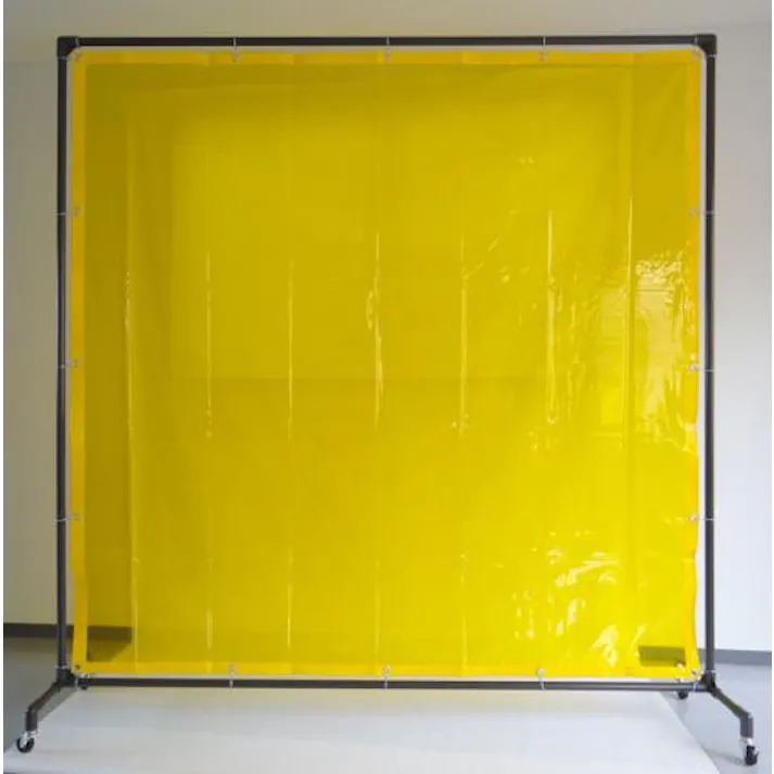 溶接作業フェンスセット(黄色) 2000x2150mm EA334BF-20Y 4548745482218【別送品】