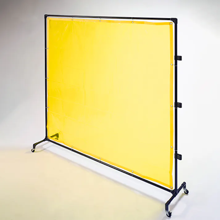 溶接作業フェンスセット(黄色) 2000x2150mm EA334BF-20Y 4548745482218【別送品】