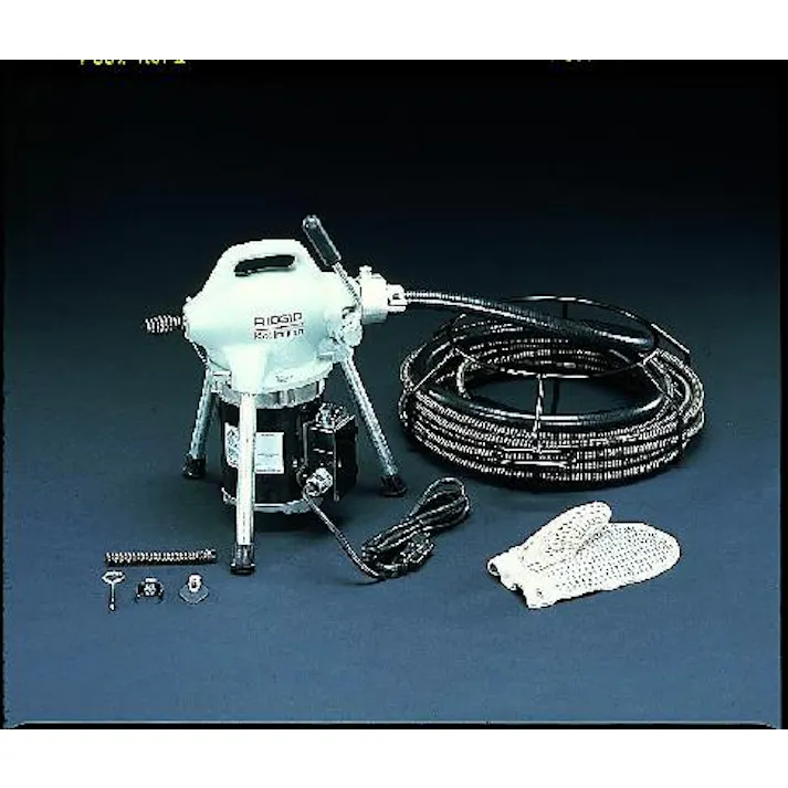 リジッド(RIDGID) 16mmx13.5m ドレンクリーナー(電動式) ドレンクリーナー 4518340014435 EA340RA(CDC)【別送品】