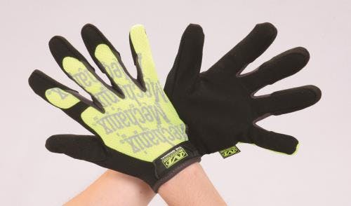 MECHANIXWEAR(メカニックスウェア) メカニクスグローブ(合成革/蛍光イエロー) [L] EA353BX-113 4550061227657【別送品】
