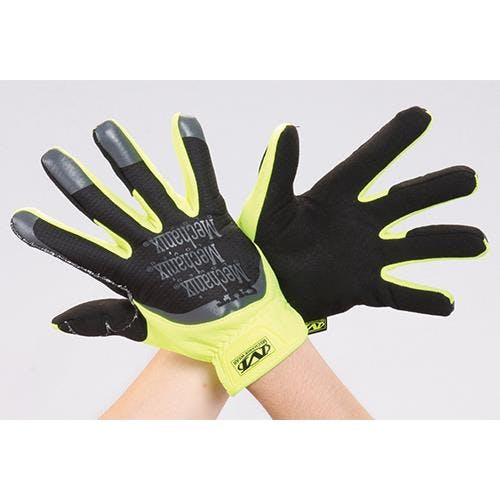 MECHANIXWEAR(メカニックスウェア) メカニクスグローブ(合成革/蛍光イエロー/耐切創) [S] EA353BX-161 4550061581025【別送品】