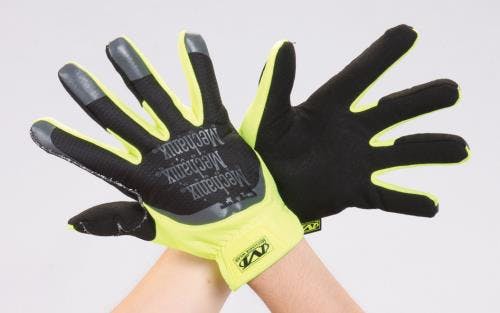 MECHANIXWEAR(メカニックスウェア) メカニクスグローブ(合成革/蛍光イエロー/耐切創) [M] EA353BX-162 4550061228951【別送品】