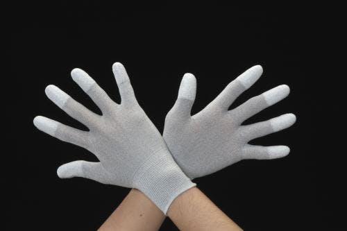 ウインセス 制電手袋(10双) [LL] EA354AB-54A 4548745288889【別送品】