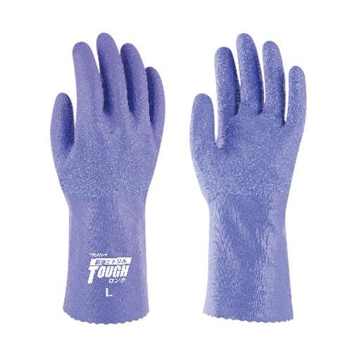 東和コーポレーション(TOWA) 手袋(ニトリルゴム/防臭・吸汗/ロング) [L/300mm] EA354BH-23 4550061945476【別送品】