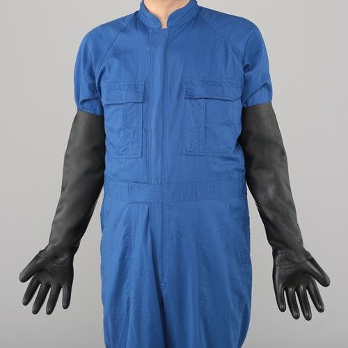 東和コーポレーション(TOWA) 手袋(サンドブラスト用/フランジ無/ペア) [フリー/550mm] EA354BJ-10 4550061946688【別送品】