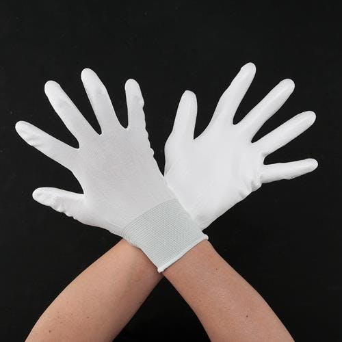 ショーワグローブ 手袋(低発塵/指先ダブルコート) [L] EA354GB-112 4550061109342【別送品】