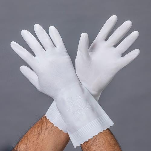 ショーワグローブ 手袋(クリーンルーム用・塩ビ/10双) [L/300mm] EA354GB-83 4550061569474【別送品】