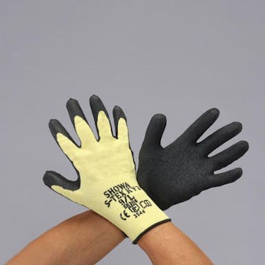ショーワグローブ  [S] 手袋(耐切創/ステンレス系・ポリエステル・天然ゴム 手袋・腕カバー 4550061482841 EA354GJ-65(CDC)【別送品】