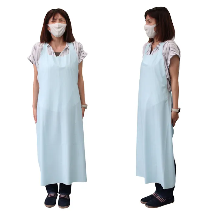 ウインセス エプロン(作業用) 74x128cm EA355BC-22 4550061005194【別送品】