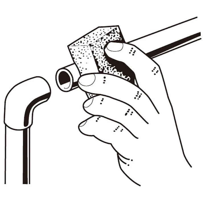 研磨ブロック(ゴム製) #240/80x50x20mm EA366EE-4 4548745319682【別送品】