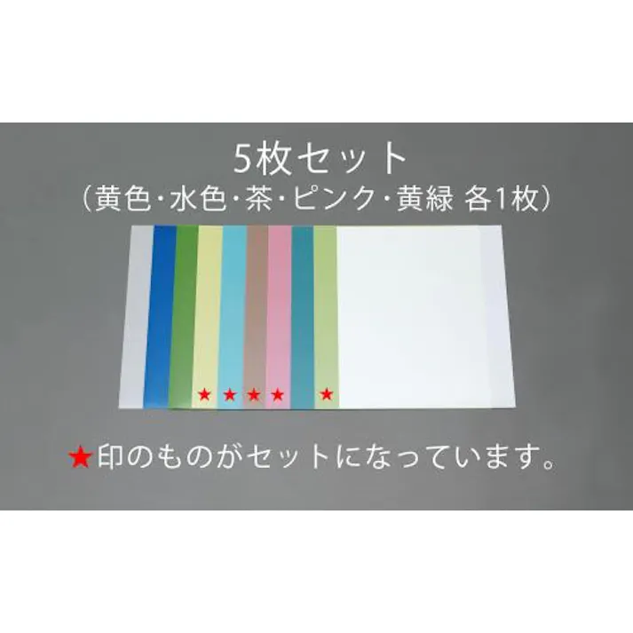 ESCO 5枚組 超精密仕上研磨シート 研磨布・研磨紙 4518340590625 EA366MR(CDC)【別送品】